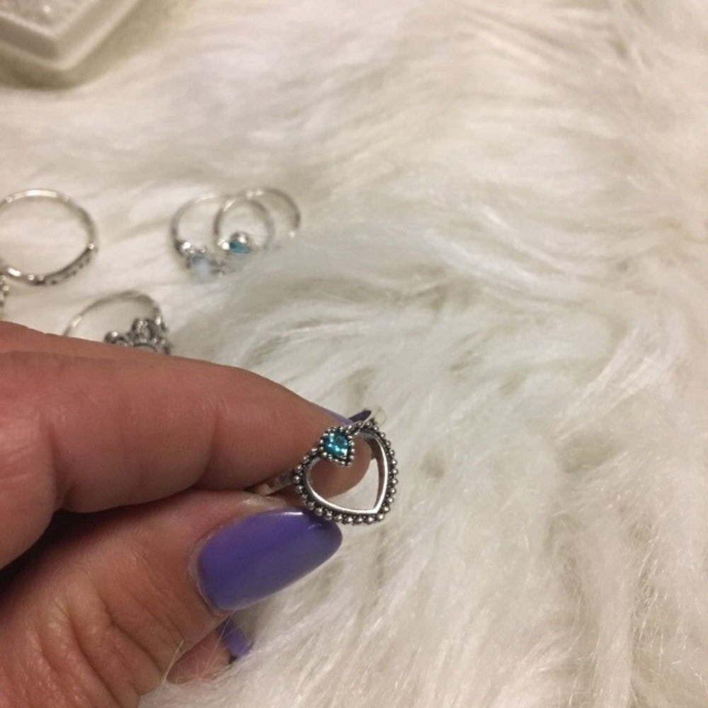 Super cute 13pc elephant tribal ring set - Picture 7 of 8